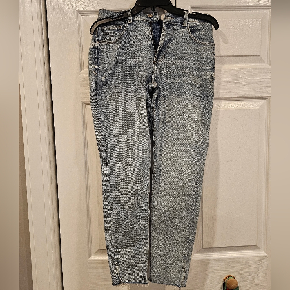 kensie Jeans for Women The Kelsey High-Rise Skinny Raw Edge Hem 28-Inch Inseam